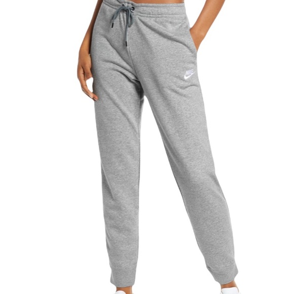 Nike Pants - Nike Cropped Gray Joggers with Cuffs & Pockets XS